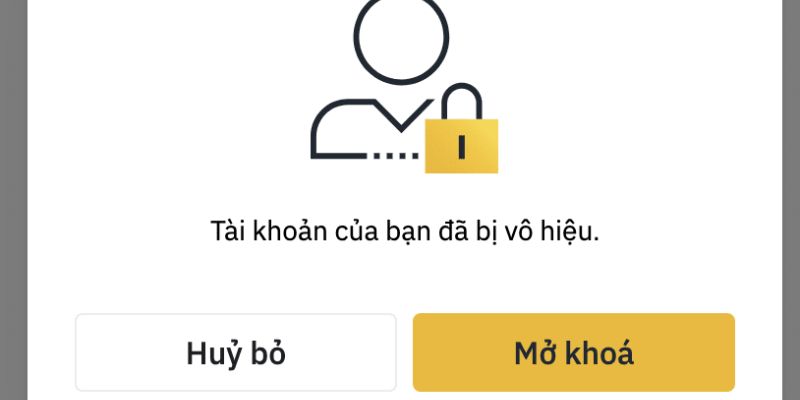 Tài khoản Nohu bị khóa